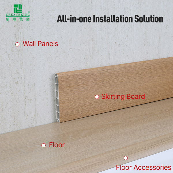 Plinthe composite en plastique pierre 100*12mm