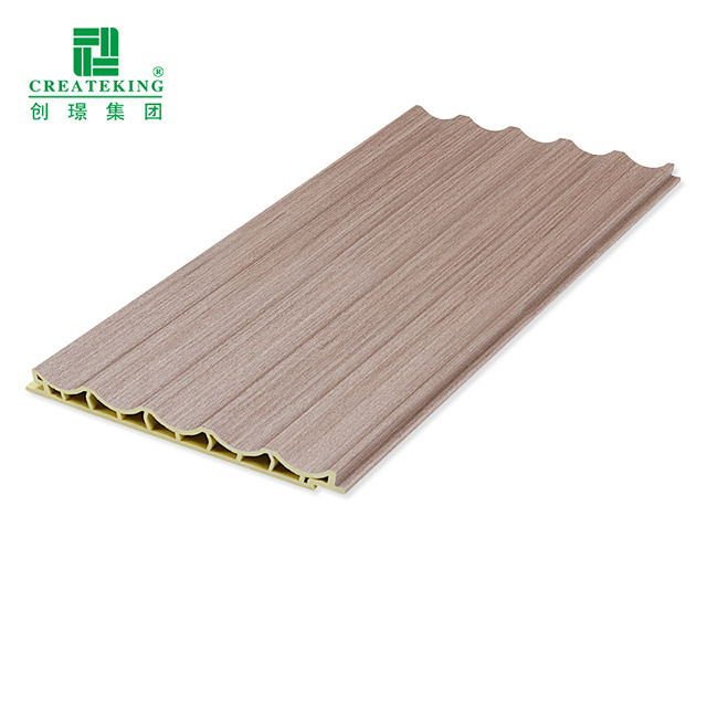 Panneau mural en PVC ondulé à arc intérieur de 150 x 12 mm