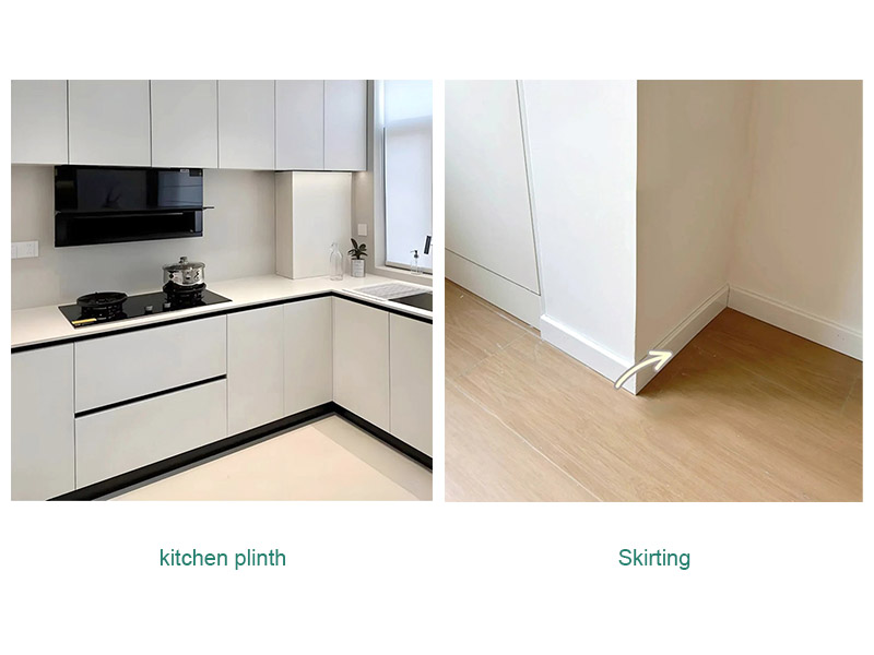 Quelle est la différence entre un socle de cuisine et une plinthe ?