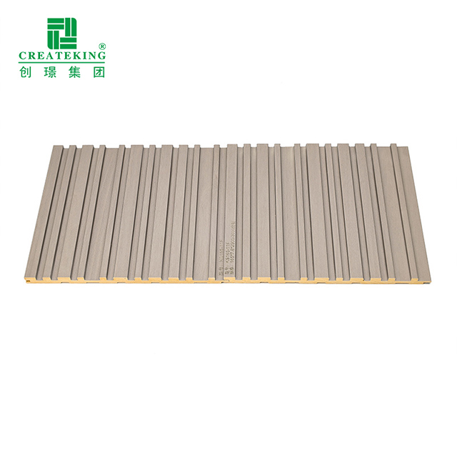 Panneaux muraux cannelés solides en PVC anti-moisissure 165*7,8 mm