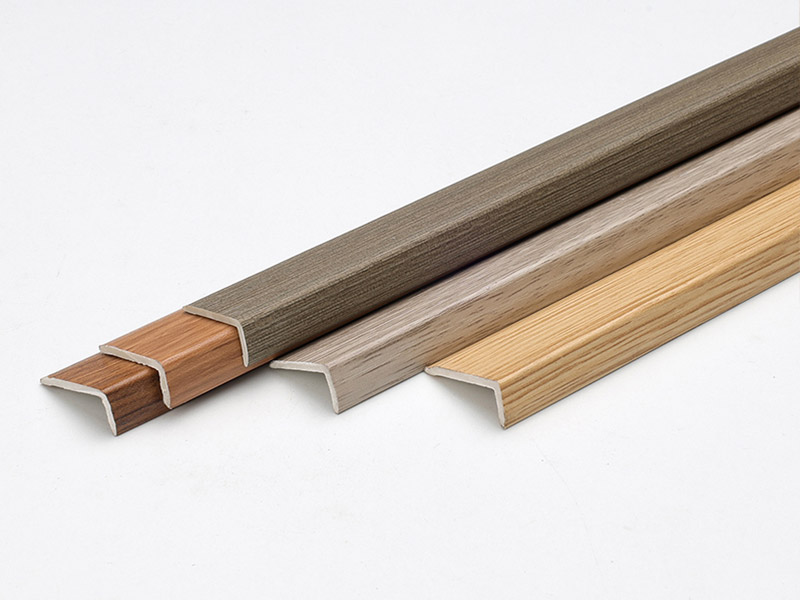 Bandes de bord de rev&ecirc;tement de sol stratifi&eacute; en forme de L en PVC 24*10 mm
