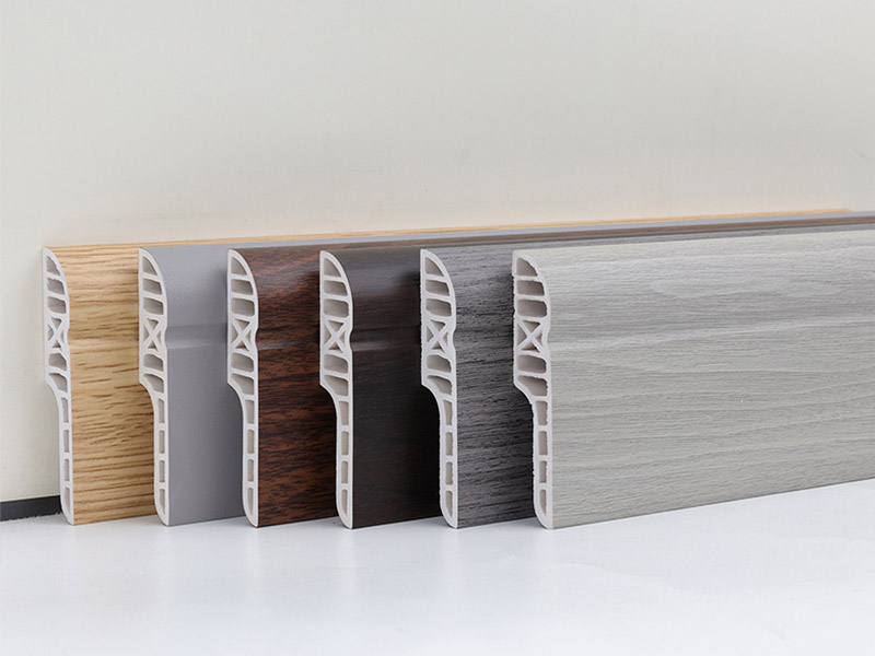 Plinthe ronde de crayon de PVC de 70*15mm