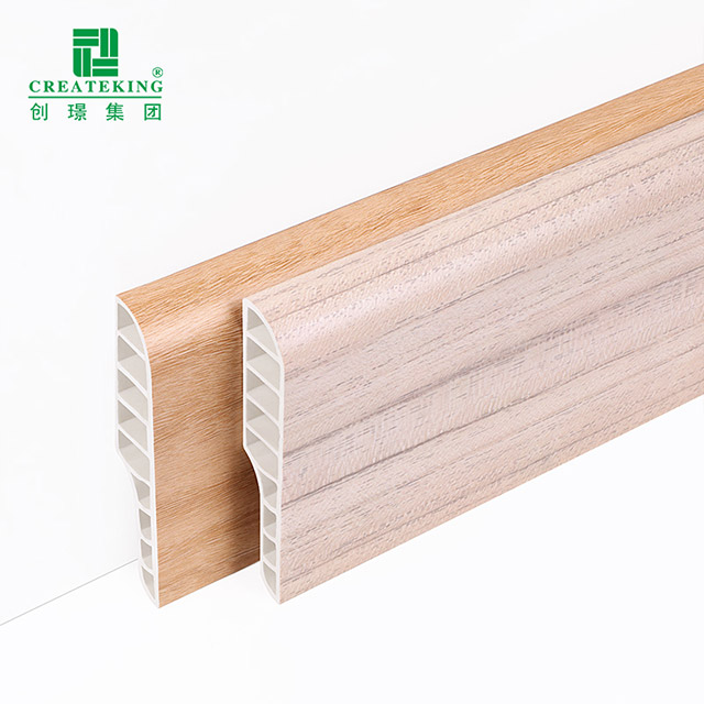 Plinthe de crayon de PVC de 75*15mm