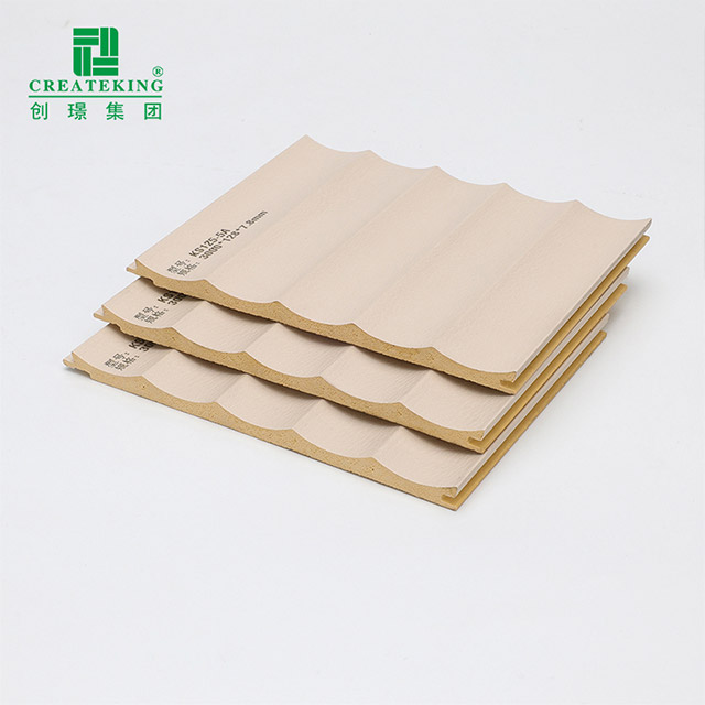 Panneaux muraux cannelés concaves de 128*7.8mm