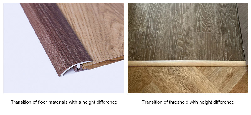 R&eacute;ducteur de plancher en PVC 48*7,5 mm