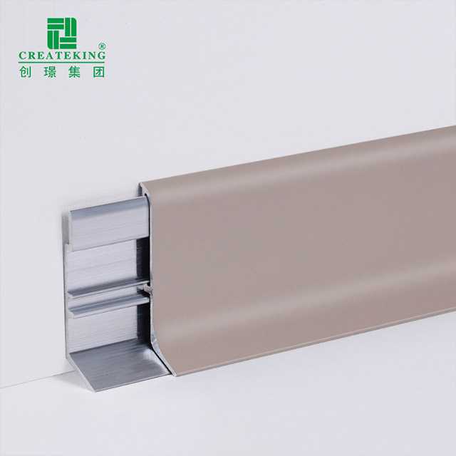 Plinthe de plancher en aluminium de 40*9mm