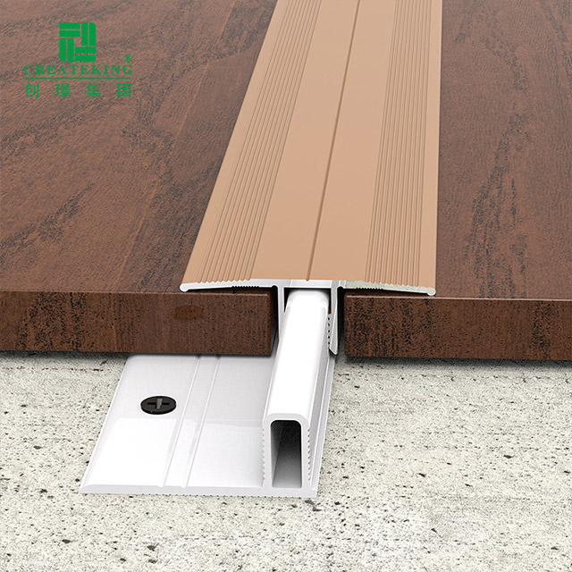 Bande de transition en aluminium pour plancher en T