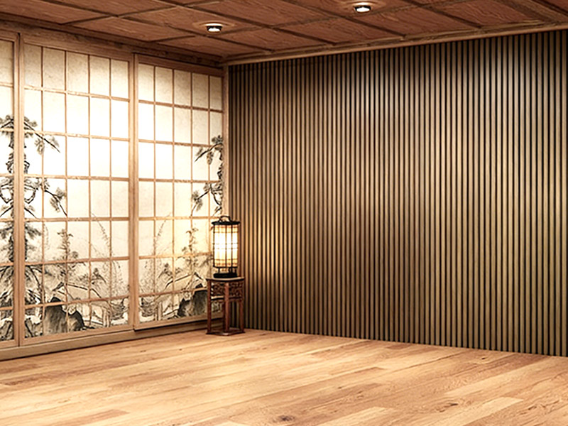 Panneaux cannel&eacute;s en bois massif