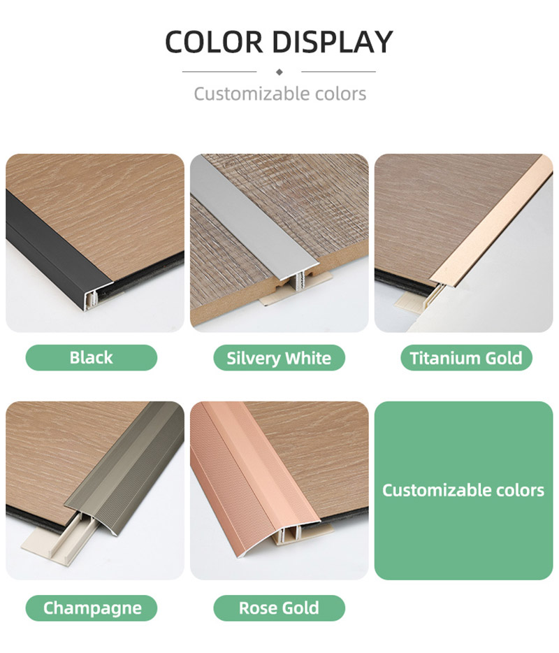 Bande de transition pour coutures de sol d&eacute;cal&eacute;es en T