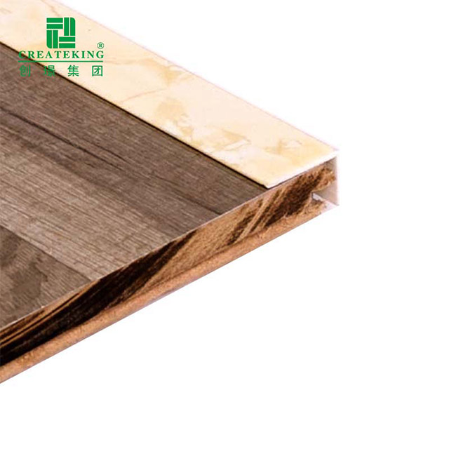 Protecteur d'angle de plancher en bois massif PVC en forme de L 32*28mm 