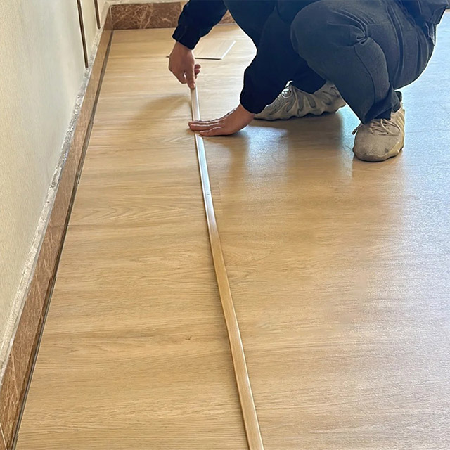 Profilés de bordure de sol en PVC en forme de L 20*4,5 mm