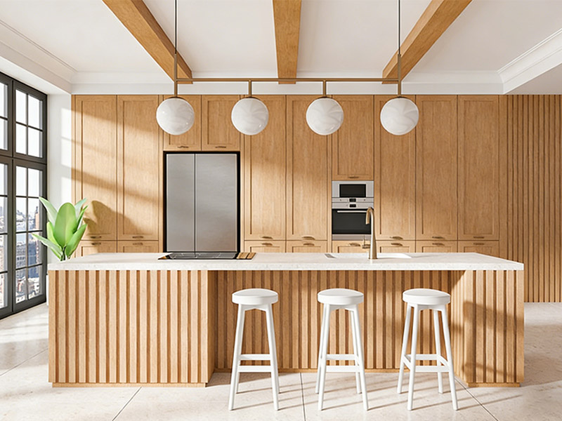 panneaux muraux de cuisine WPC