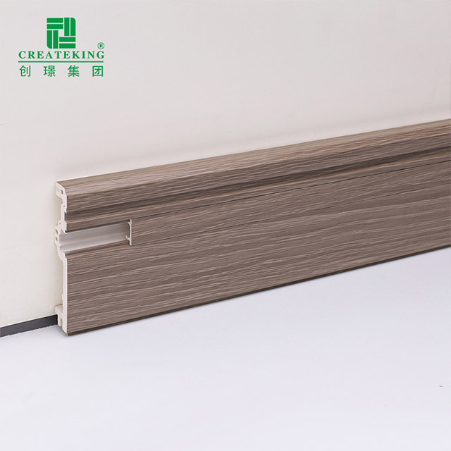 Plinthe cachée de clou de 75*14mm WPC