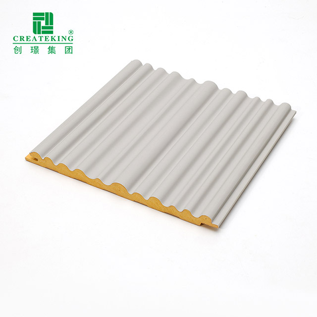 Grille en forme de vague en bois massif 159*11mm