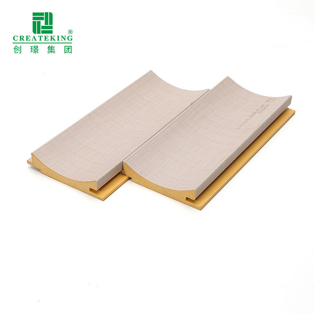 Panneau mural cannelé à arc intérieur de 70 * 15 mm