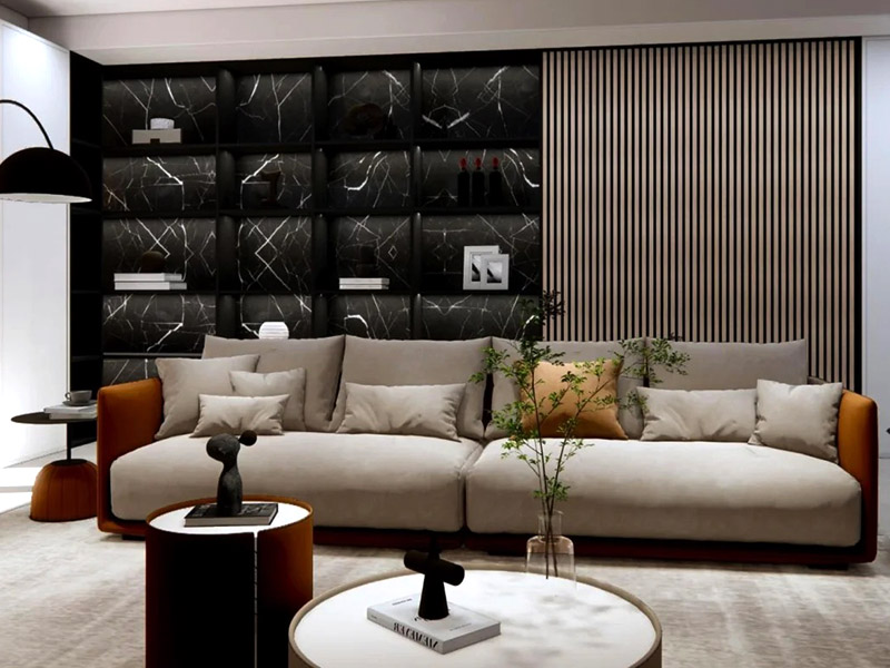 Quel type de bois est utilisé pour les panneaux acoustiques ?