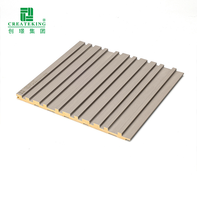 Panneaux muraux cannelés solides en PVC anti-moisissure 165*7,8 mm