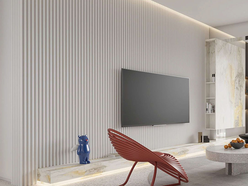 Transformez votre salon avec des panneaux muraux cannelés en PVC