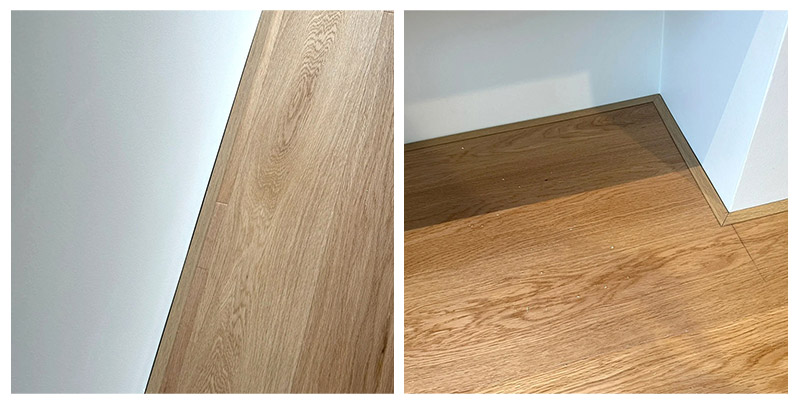 Bande de bord de sol en PVC en forme de L 30*20 mm