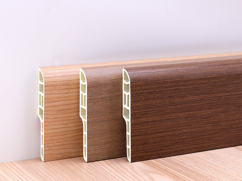 Plinthe de crayon de PVC de 70*12mm