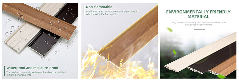 Plinthe en langue d'agneau en PVC 95*16 mm