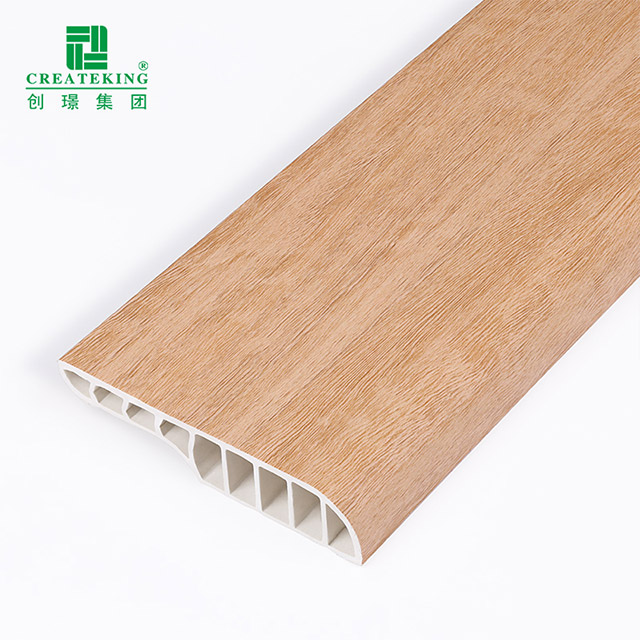 Plinthe de crayon de PVC de 75*15mm