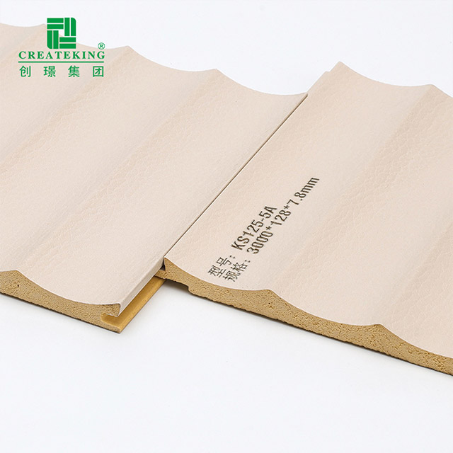 Panneaux muraux cannelés concaves de 128*7.8mm