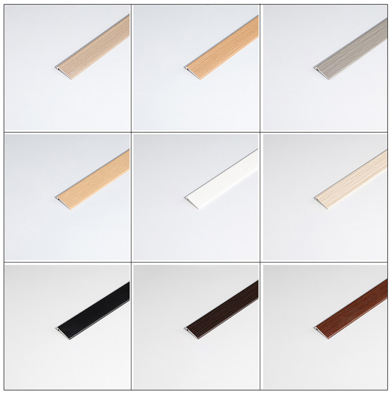 Profil&eacute;s de bordure de sol en PVC en forme de L 20*4,5 mm