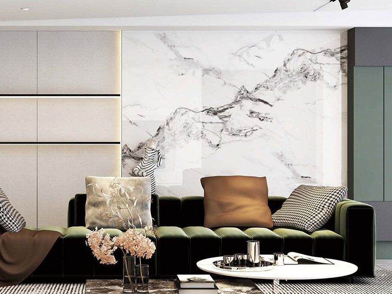 Feuille de marbre PVC