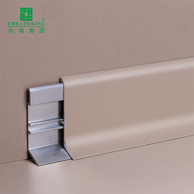 Plinthe de plancher en aluminium de 40*9mm