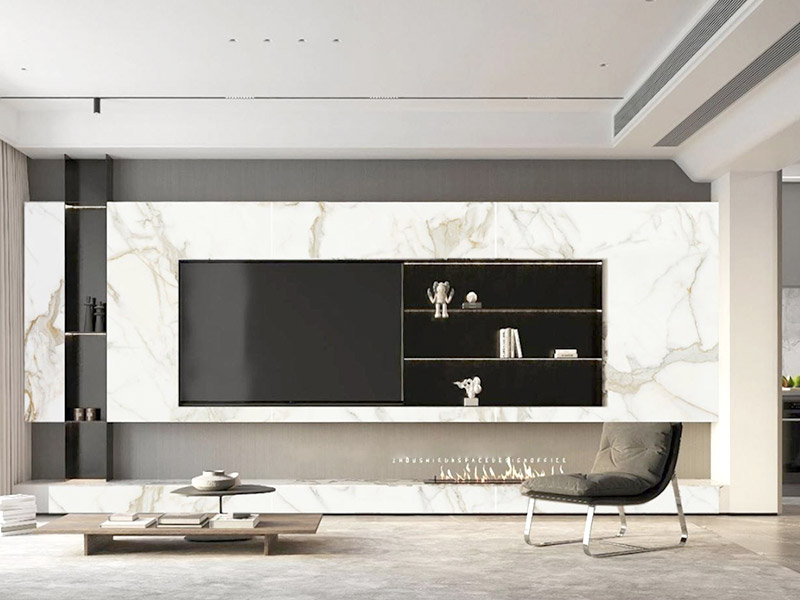 Panneaux muraux en marbre PVC