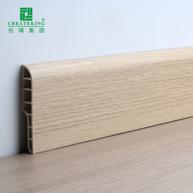 Plinthe de crayon de PVC de 70*12mm