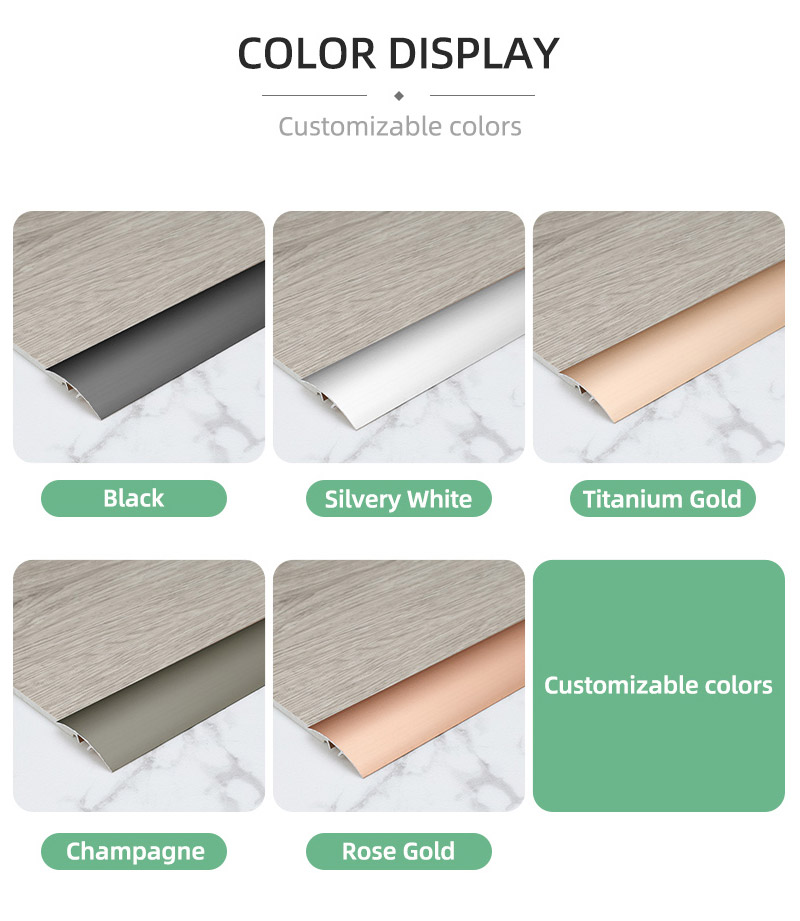 Bande de seuil de porte en m&eacute;tal