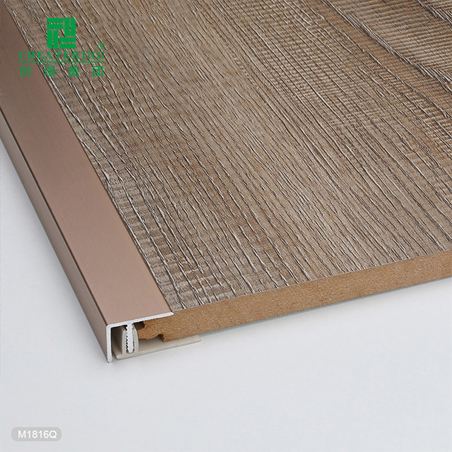 Réducteur de seuil de plancher en aluminium 15,9x32 mm