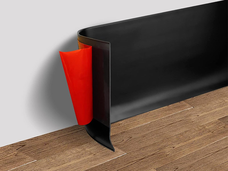 Plinthe en caoutchouc