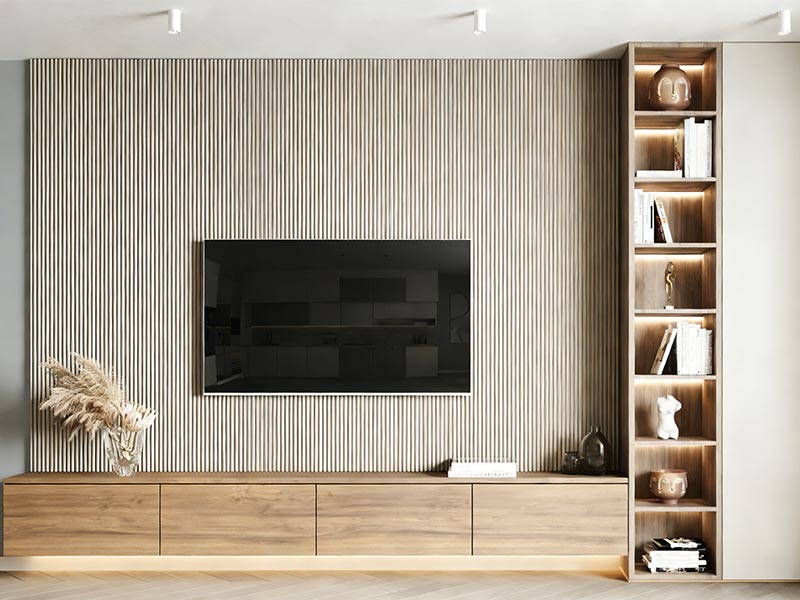 Options de couleur du panneau mural WPC