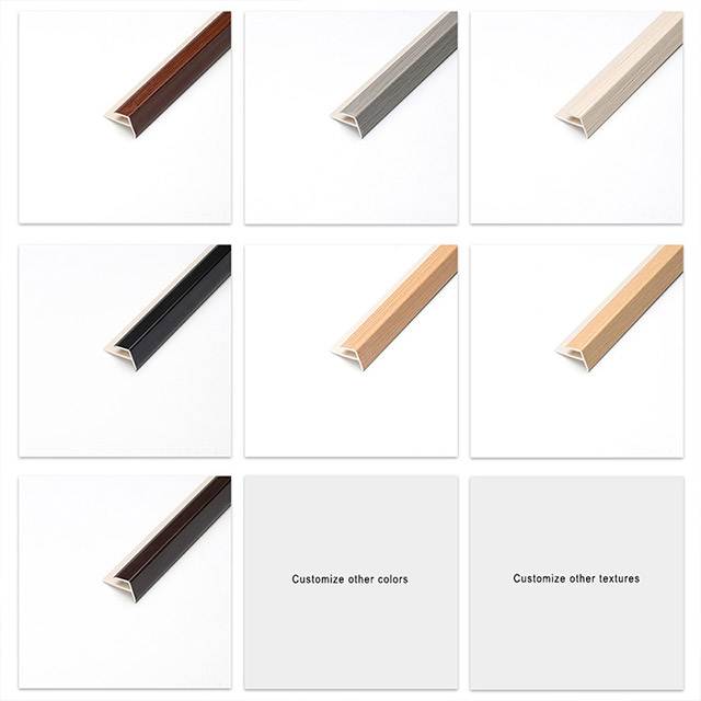 Profils de nez de marche en PVC en forme de F 20*25 mm