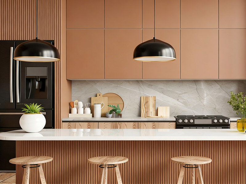 Pouvez-vous utiliser des panneaux muraux WPC dans une cuisine ?