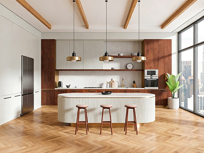 panneaux muraux de cuisine WPC