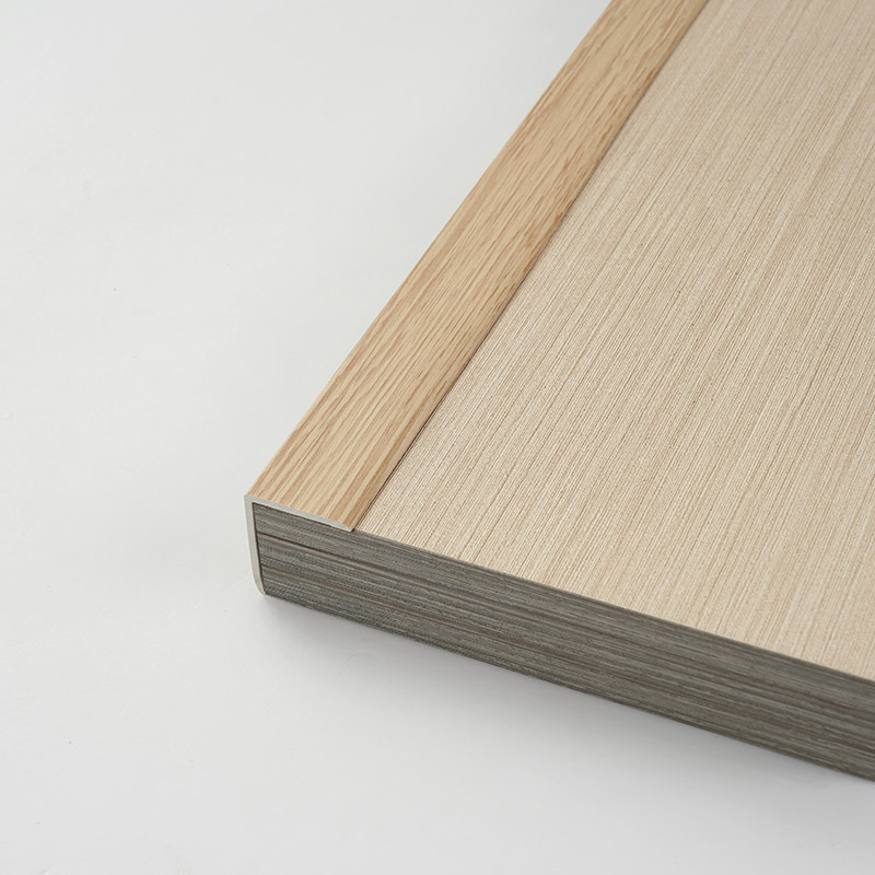 Bandes de bordure de parquet en bois massif en forme de L en PVC 30*25 mm