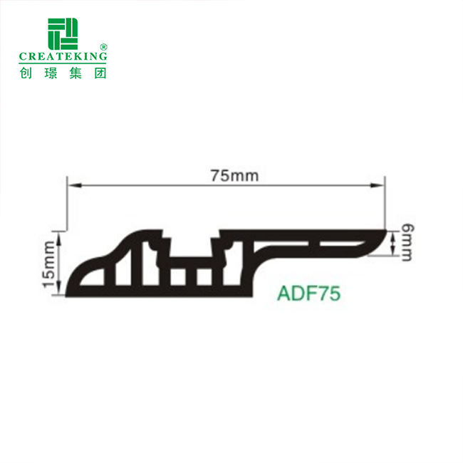 Installation facile des plinthes en PVC Foshan 