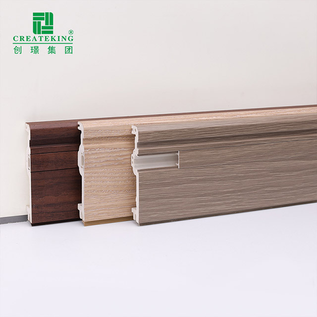 Plinthe cachée de clou de 75*14mm WPC