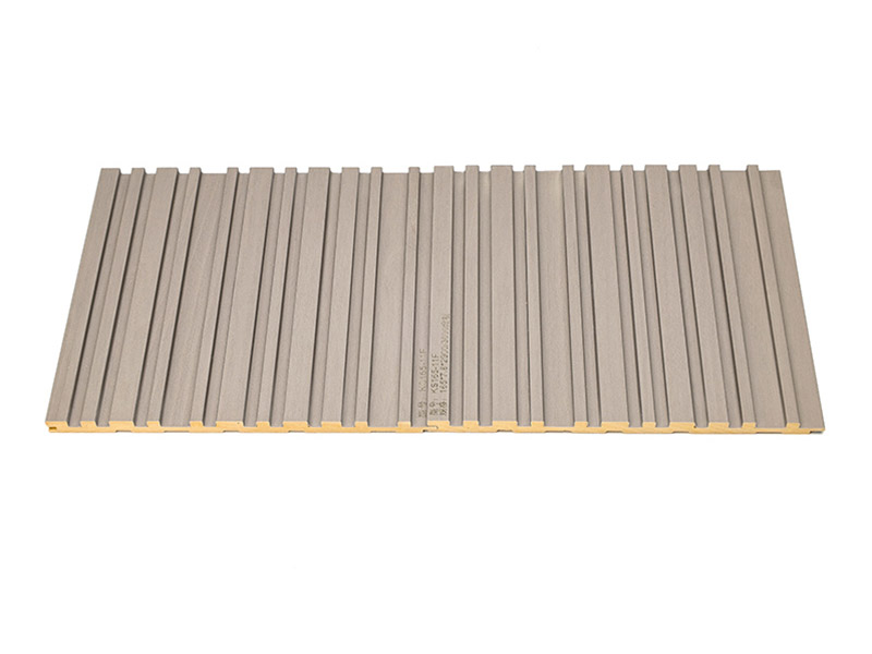 Panneaux muraux cannel&eacute;s solides en PVC anti-moisissure 165*7,8 mm