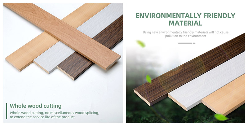 Plinthe en bois massif de 72*10,5 mm