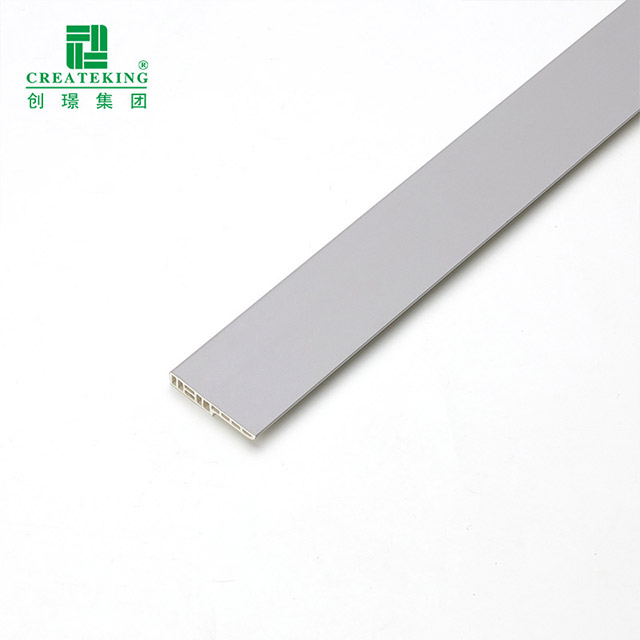 Plinthe imperméable de SPC de 60*12mm