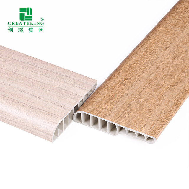 Plinthe de crayon de PVC de 75*15mm