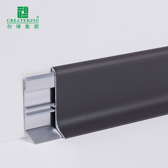 Plinthe de plancher en aluminium de 40*9mm