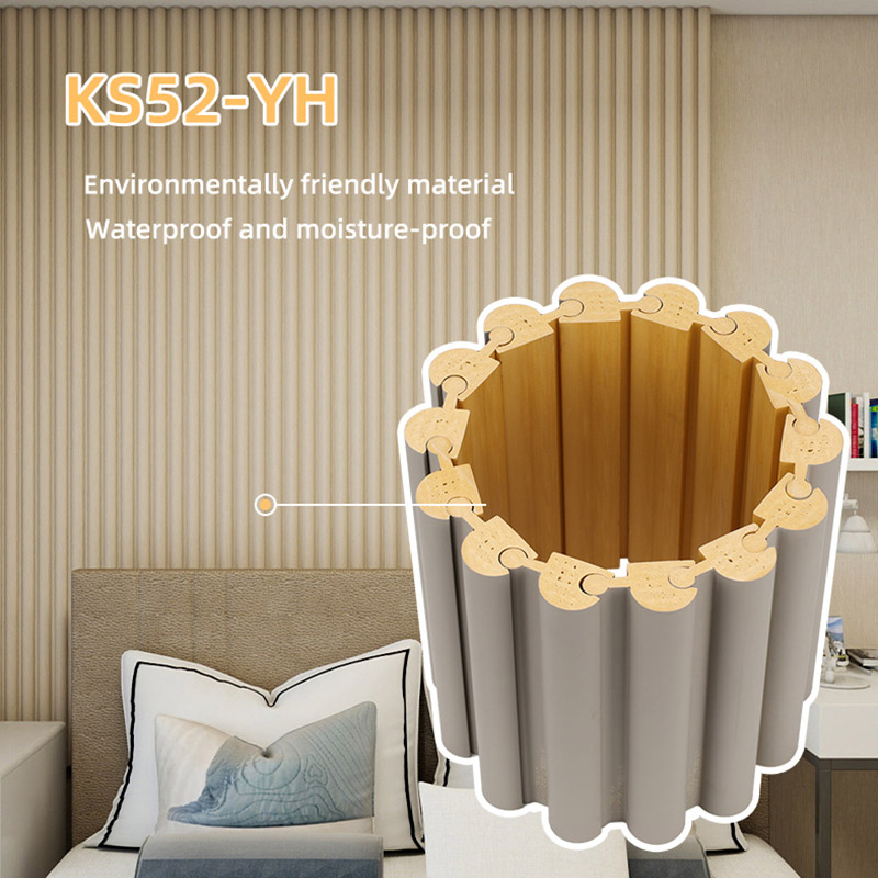 Bardage PVC semi-circulaire