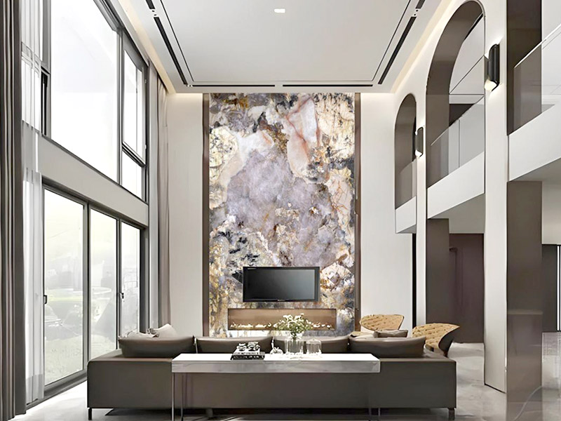 Panneaux muraux en marbre PVC