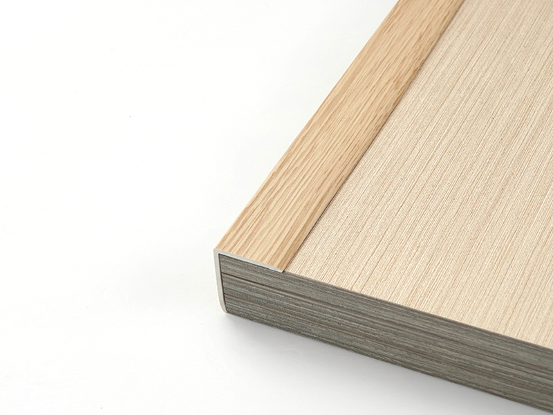Bandes de bordure d'angle pour plancher en bois massif PVC en forme de L
